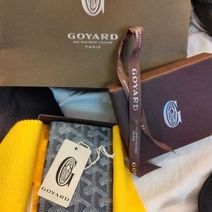 Grey Goyard St. Marc Card Wallet